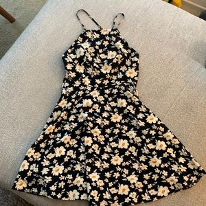 Forever 21 Floral Backless Dress